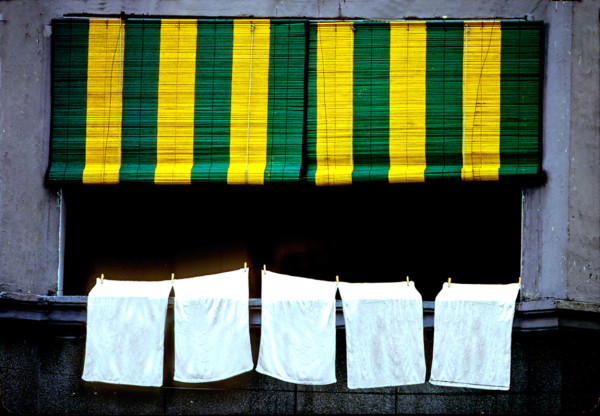 White towels on balconyDM