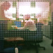 office through checkered glass thumbnail