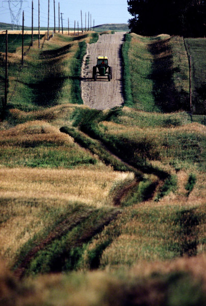 tractorcomingdownroad