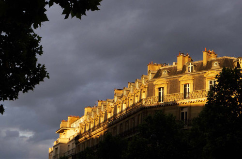 The use of light to create Visual Tension.