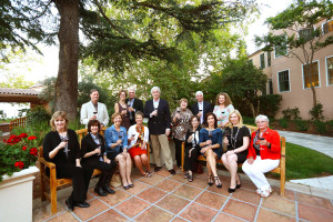 The class at our farewell dinner at the Sante' restaurant at the Fairmont Hotel in Sonoma.