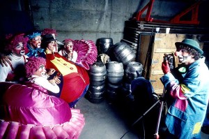 I shot while in costume.