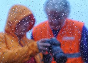 A rainy critique for one of mt hearty students.