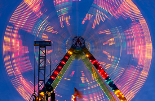 I saw a Ferris wheel, but what else did I see?