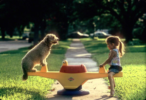 Alex and her dog Lucy.