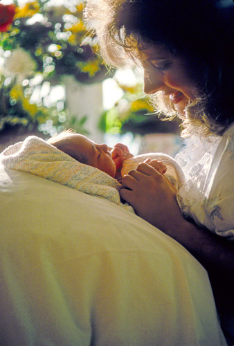 The very first baby photo