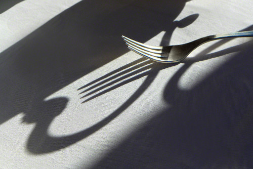 Playing with my fork.