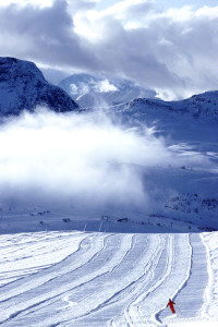 The feeling of being small and alone.