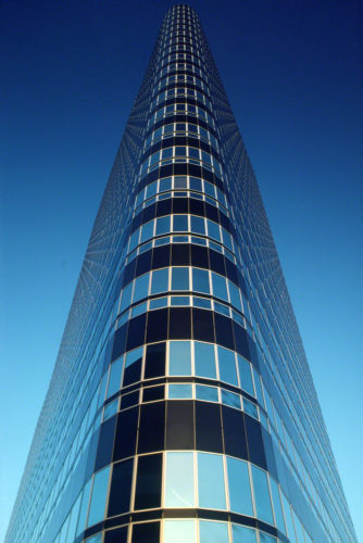 I see three triangles with the help of the edges of my frame.