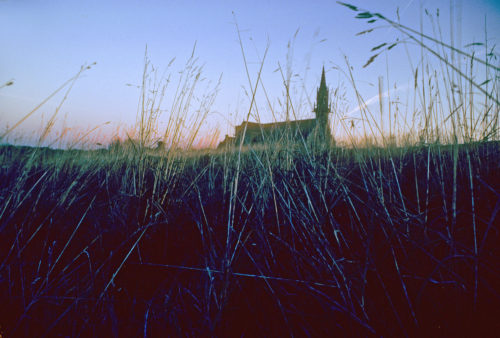 Lots of dirt and mud on my knees and shirt.