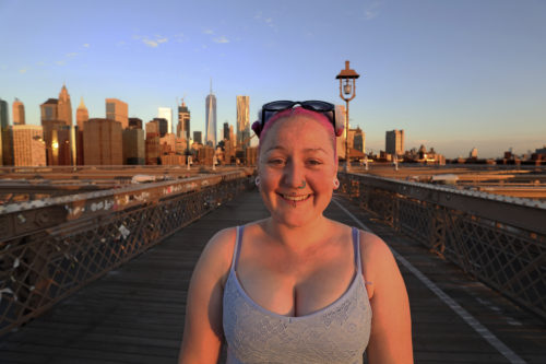 Her ECU was on the Brooklyn with the camera nice and level.