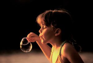 Light right on the edge at 10 o'clock